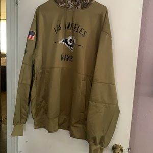 NFL LA Rams camouflage hoodie